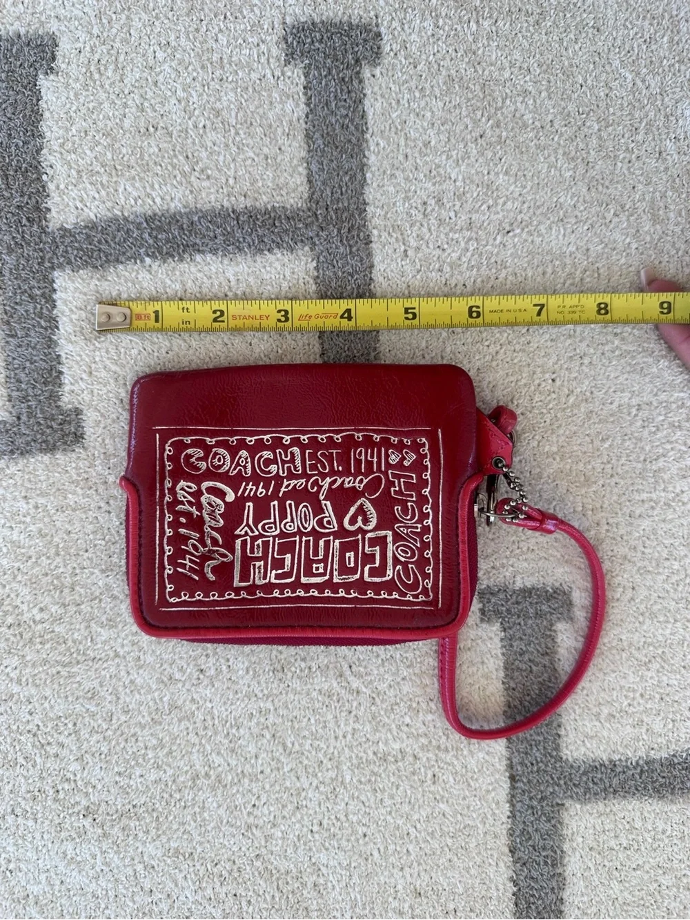 Ted coach poppy wristlet